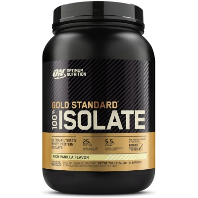 Whey Gold Standard 100% Isolate Protein Powder, Sabores, Optimum Nutrition