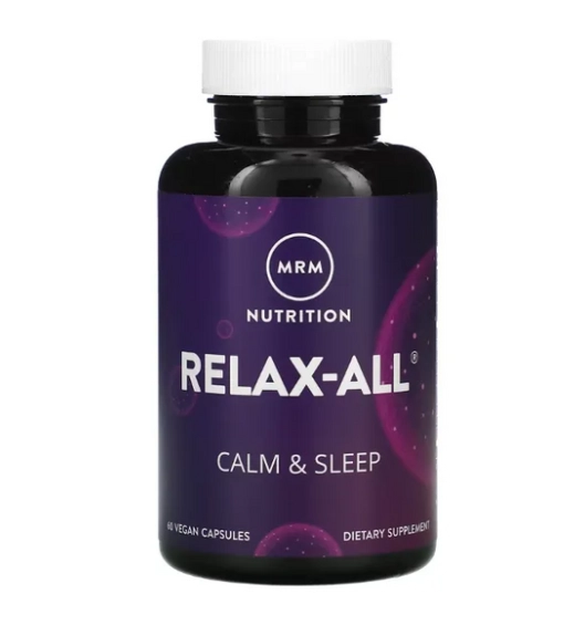 Relaxe, Acalme e Durma, 60 Cápsulas, MRM