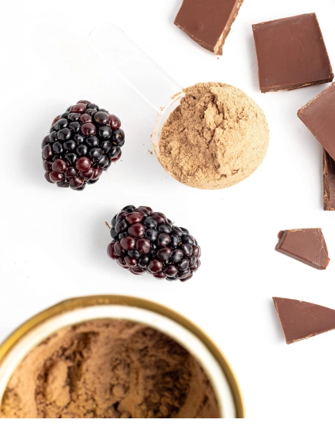 Rosa Choc, Achocolatado em Pó, Para Fases do Ciclo Feminino, 154g Sabor Chocolate Belga, Organify