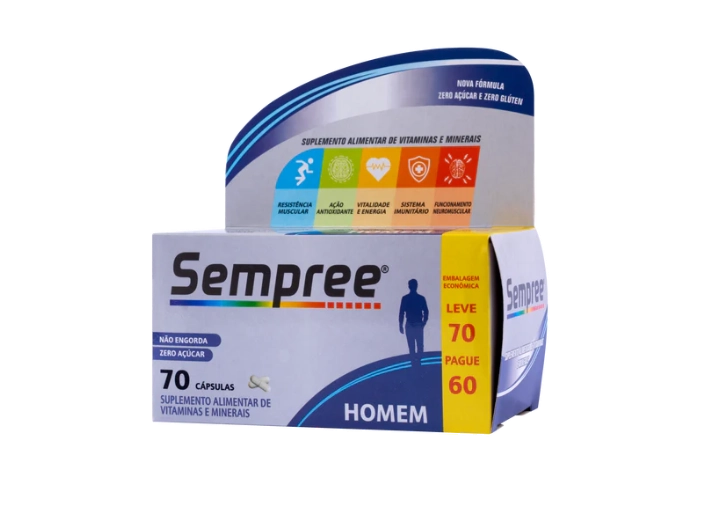 Sempree Homem, 70 Cápsulas, Alquimia