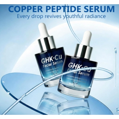 Sérum Facial de Peptídeos GHK-CU, Fórmula suave, 30ml, Feulover