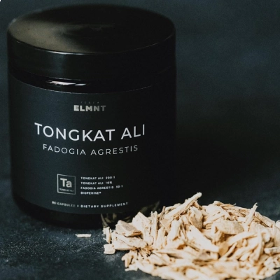Tongkat Ali, 1000mg, Energia, Vitalidade e Desempenho Masculino, 60 Cápsulas, Terra ELMNT