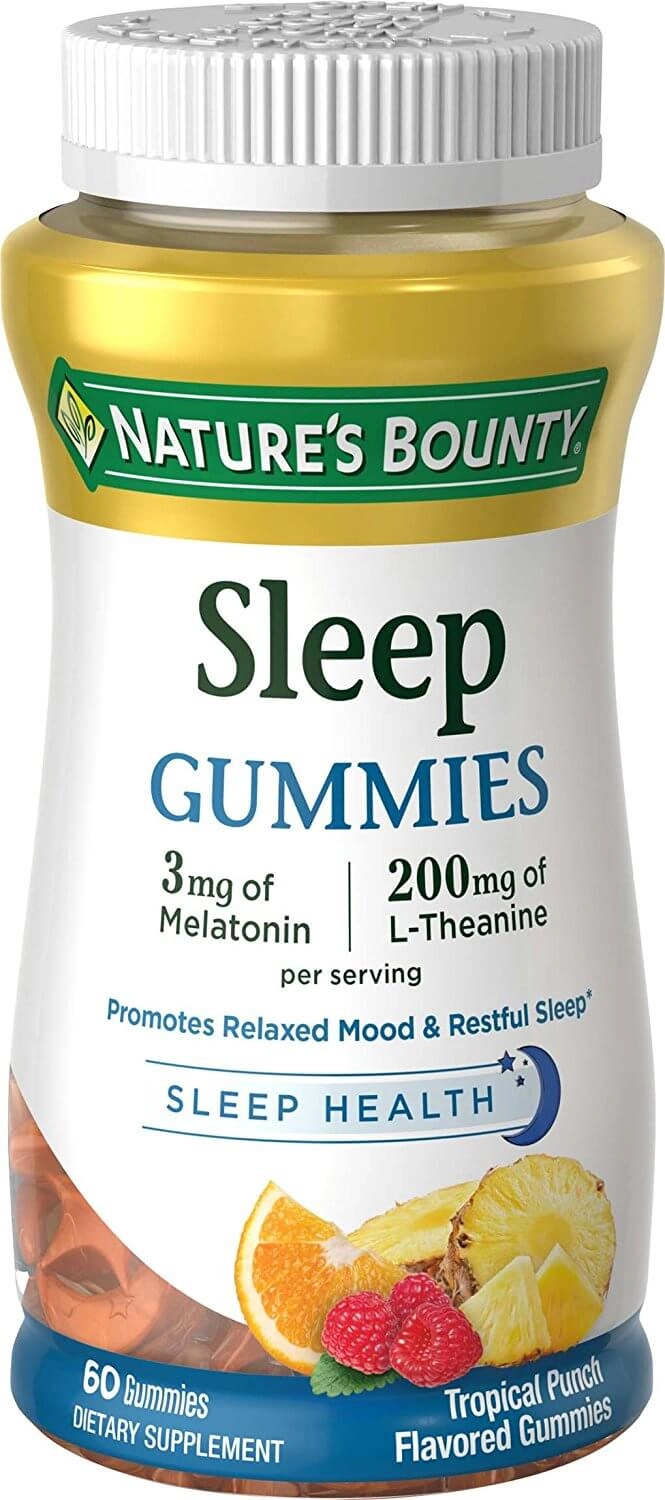 Complexo de Melatonina 3mg, 60 gomas Sabor Tropical Punch, Natures Bounty