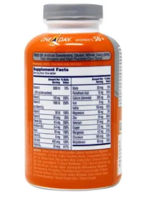 Multivitamínico para Mulheres 50+, 300 Comprimidos, One-A-Day