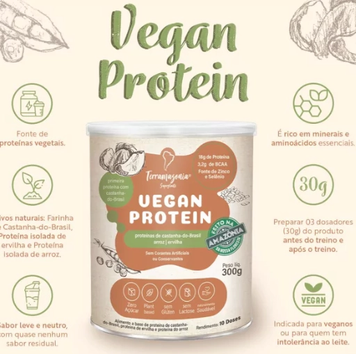 Vegan Protein, 300g, Terramazonia