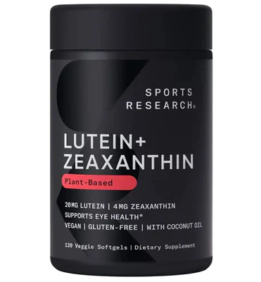 Luteína e Zeaxantina 20mg, 120 cápsulas, Sports Research