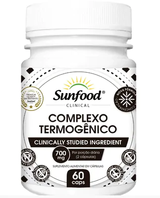 Complexo Termogênico, 700mg, 60 Cápsulas, Sunfood