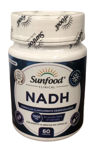NADH, 1000mg, 60 Cápsulas, Sunfood