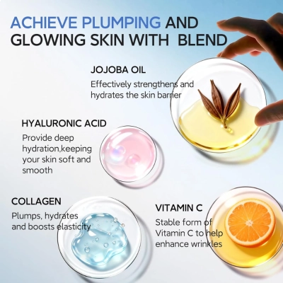 Sérum Facial GHK-Cu, Peptídeos de Cobre, 38 Cápsulas, HKH