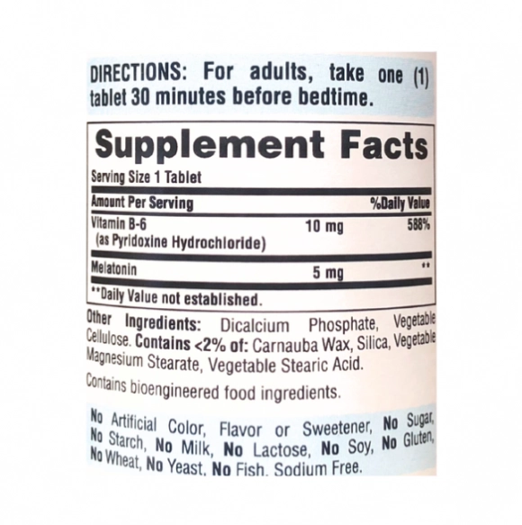 Melatonina, 5mg, Time Release, 120 Comprimidos, Puritans Pride