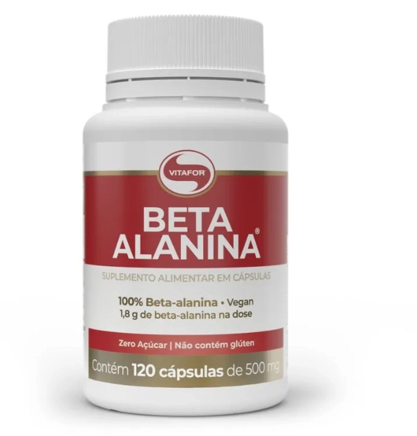 Beta Alanina, 120 Cápsulas, Vitafor