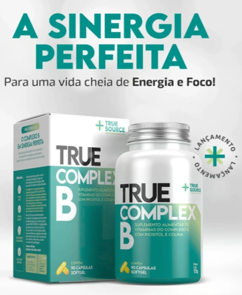 True Complex B, 90 Cápsulas, True Source