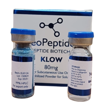 Klow 80mg, com Água Bacteriostática, NeoPeptides 
