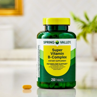 Super Vitamin B-Complex, 250 tablets, Spring Valley