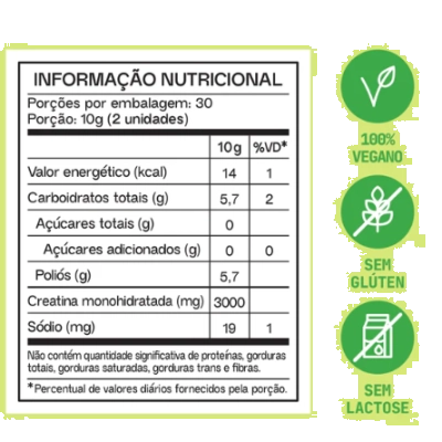 Creatina, 60 Gomas Sabores, Guday