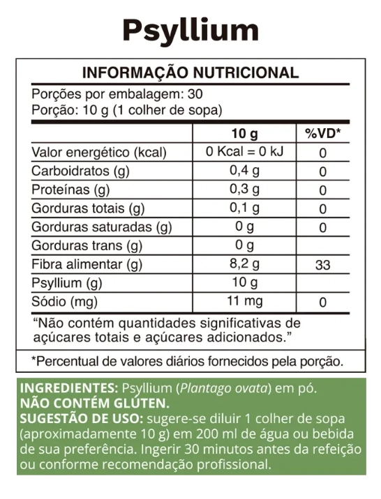 Psyllium, 300g 30 Doses, Ocean Drop