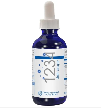 1234 HCG Diet Drops, Controle de peso para mulheres e homens, 60ml, Creative Bioscience