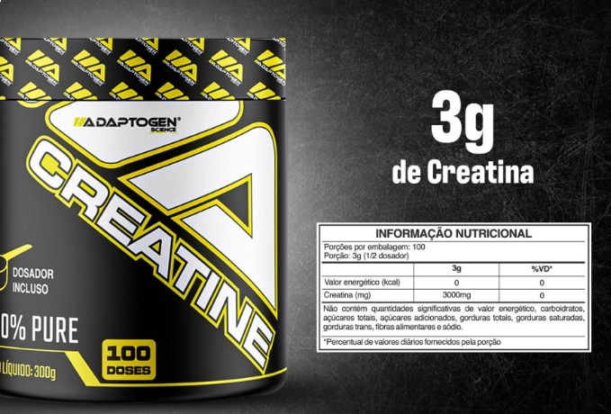 Creatina Platinum Series, 300g, Adaptogen