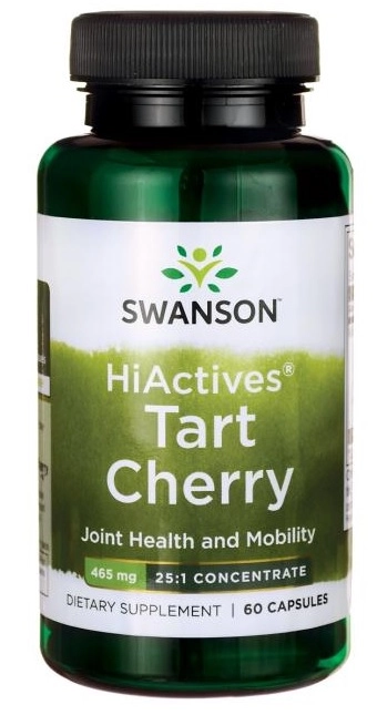 Extrato de Cereja, Cherry Extract, 465mg, 60 cápsulas, Swanson