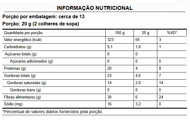Cacau Premium Em Pó, 250g, PuraVida