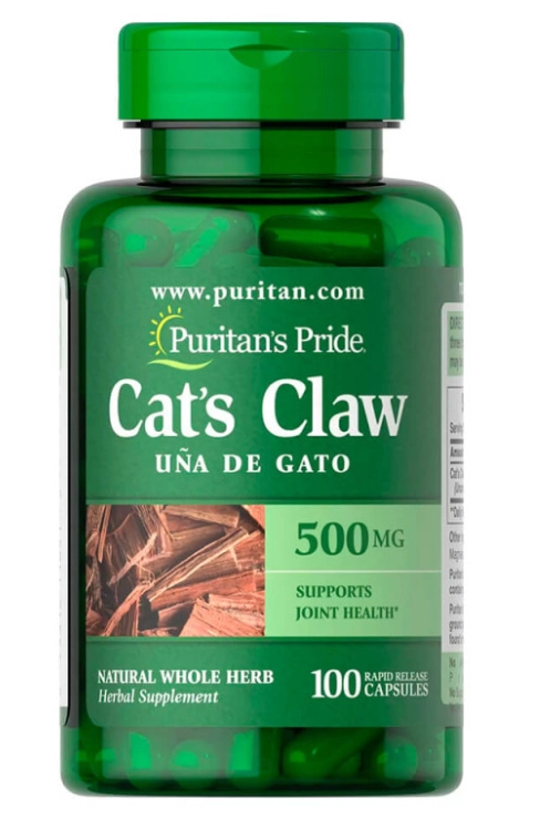Cat's Claw, Unha de Gato, 500mg, 100 cápsulas, Puritan's Pride