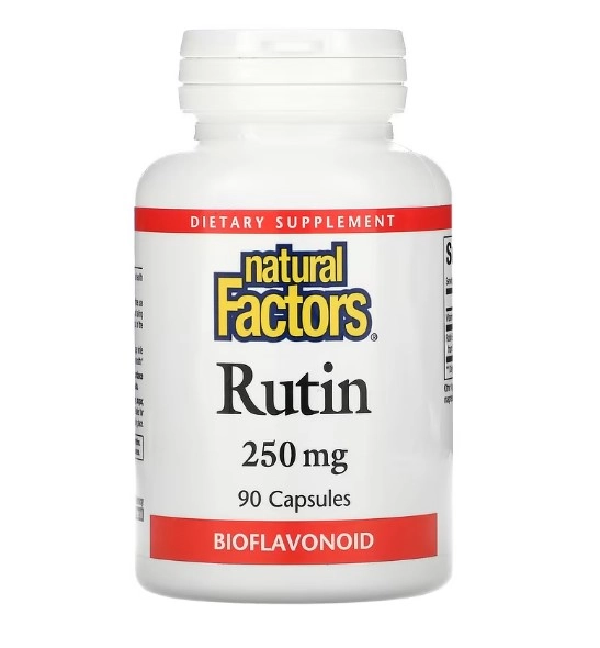 Rutina, 250mg, 90 cápsulas, Natural Factors