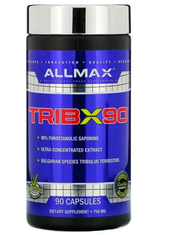 Tribulus Terrestris, 750mg, 90 cápsulas, 90% Saponinas, AllMax Nutrition