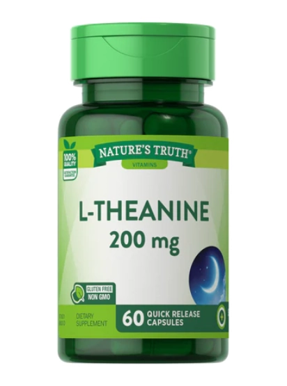 L-Theanine, 200mg, 60 Cápsulas, Nature's Truth