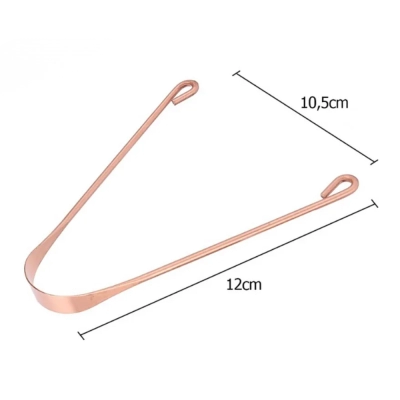 Limpador Raspador de Língua em Cobre