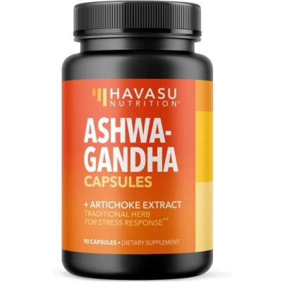 Ashwagandha 1000mg, com Extrato de Alcachofra, 90 Cápsulas, Havasu Nutrition