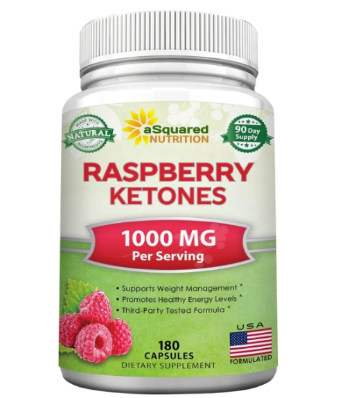 Raspberry Ketones 1000mg, 180 Cápsulas, aSquared Nutrition