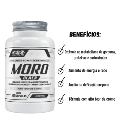 Moro Black, 60 Cápsulas, Flora Nativa