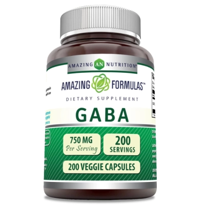 GABA 750mg, Cápsulas, Amazing Formulas