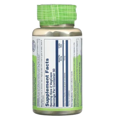 Passion Flower 700mg, Passiflora, 100 VegCaps, Solaray