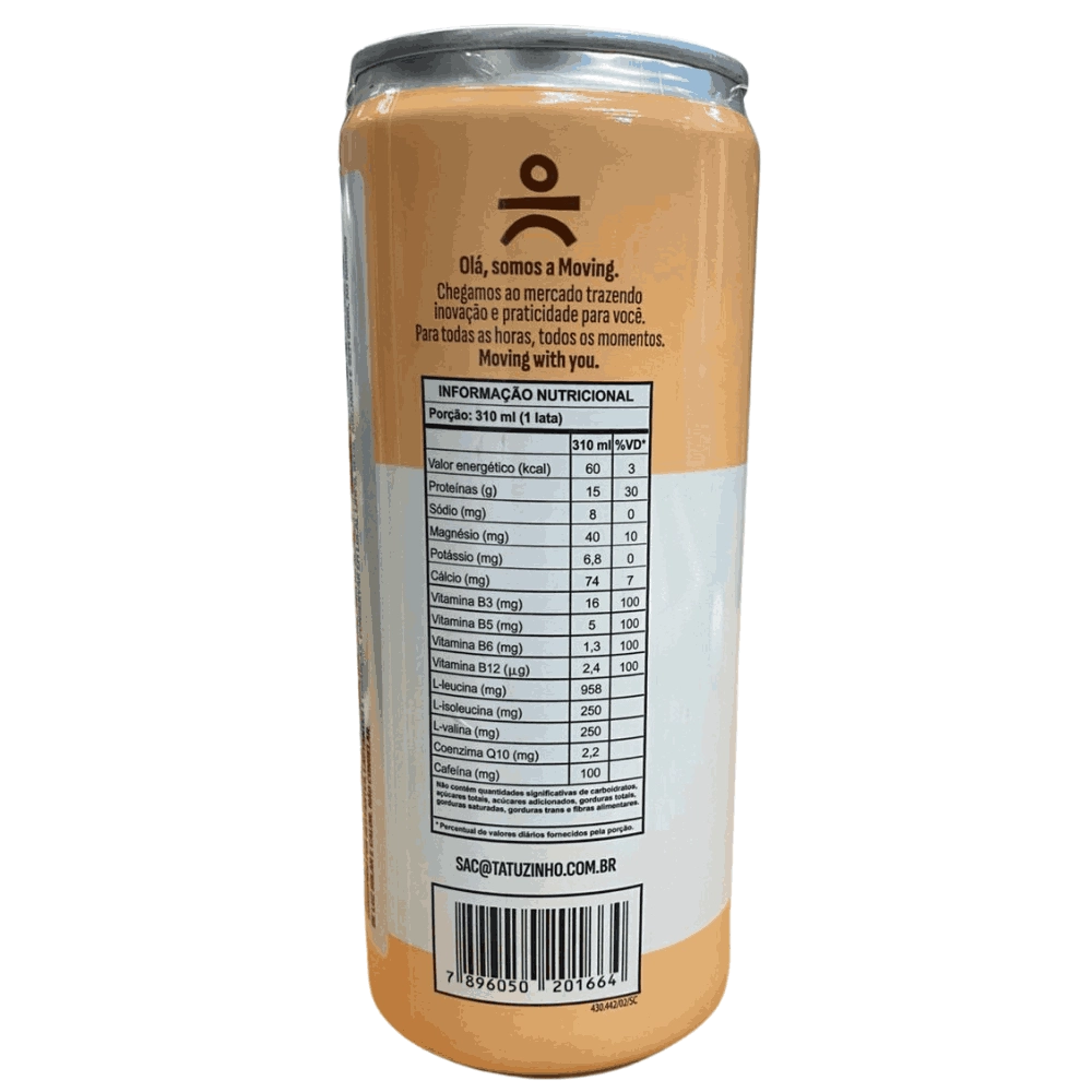 Suplemento Energy Pro 310ml, Bebida Energética com Proteína e Aminoácidos Moving