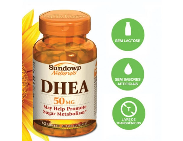 Dhea, 50mg, 60 comprimidos, Sundown