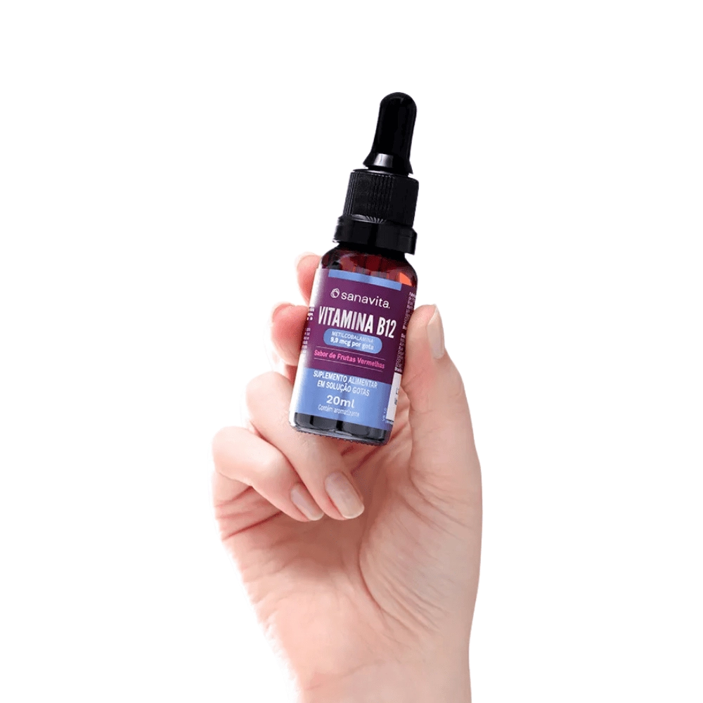 Vitamina B12 em Gotas, 20ml - Sanavita