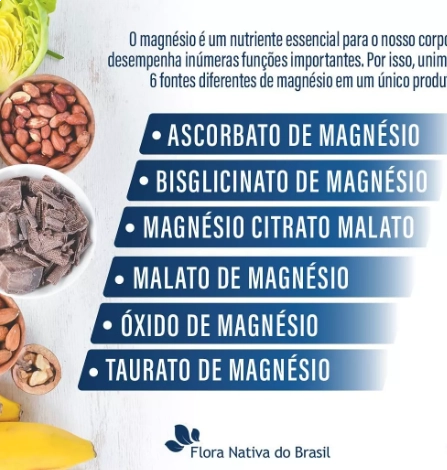 6-Magnesios, 60 cápsulas, Flora nativa