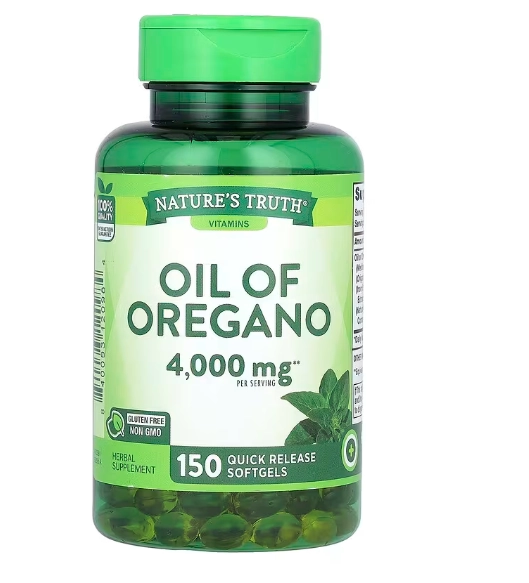 Óleo de Orégano, 4.000mg, 150 Cápsulas, Nature's Truth