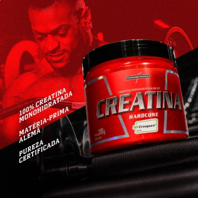 Creatina Creapure®, 300g, Monohidratada, Sabor Neutro, Integralmedica