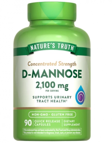 D-Manose 2100mg, 90 Cápsulas, Nature's Truth