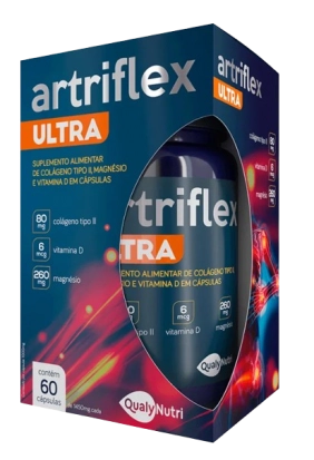 Artriflex Ultra, 80mg, 60 Cápsulas, QualyNutri