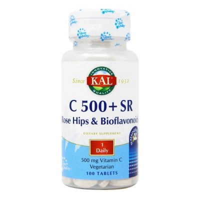 Vitamina C 500, Buffered, 100 Comprimidos, Kal