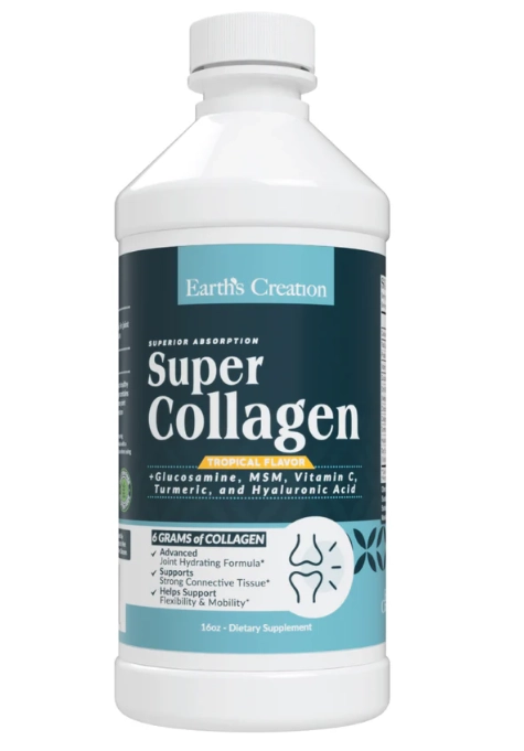 Super Collagen, Super Colágeno Líquido, 473ml, Earth's Creation