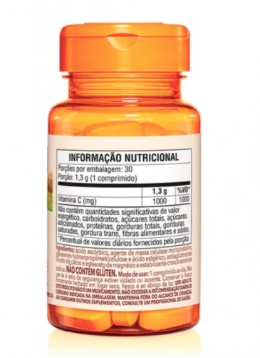 Vitamina C, 1000mg, 30 comprimidos, Sundown