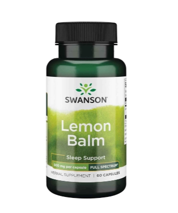 Full Spectrum Lemon Balm, Erva Cidreira 500mg, Swanson