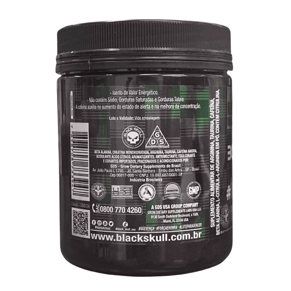 Pré-treino Bone Crusher, Frutas Amarelas, 300g - Frutas Amarelas