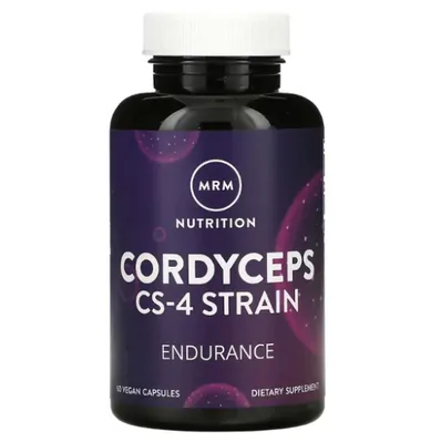 Cordyceps Estirpe CS-4, 750Mg, 60 Cápsulas, MRM