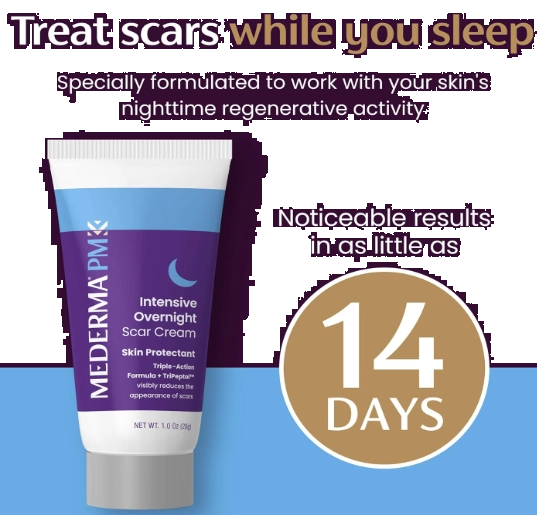 Creme Noturno intensivo para Cicatrizes, 28g, Mederma PM