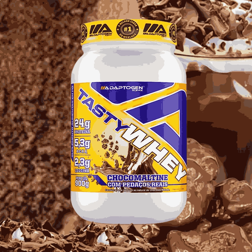 Whey Protein Suplemento 3W Gourmet, Tasty Whey, 900g - Adaptogen